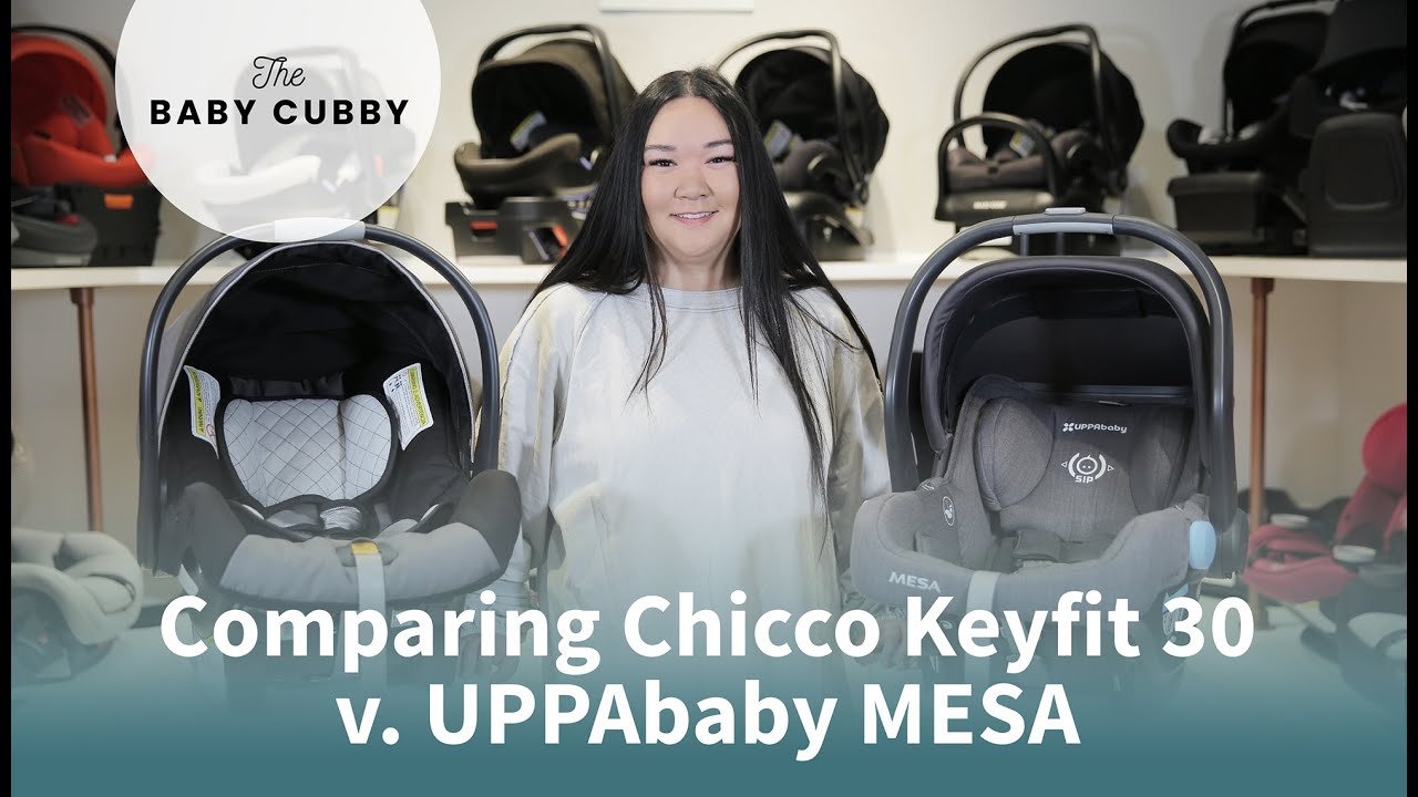 Comparing the Chicco Keyfit 30 v. UPPAbaby MESA | The Baby Cubby