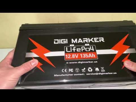 DIGI MARKER 12.8V 135 Ah LifePo4