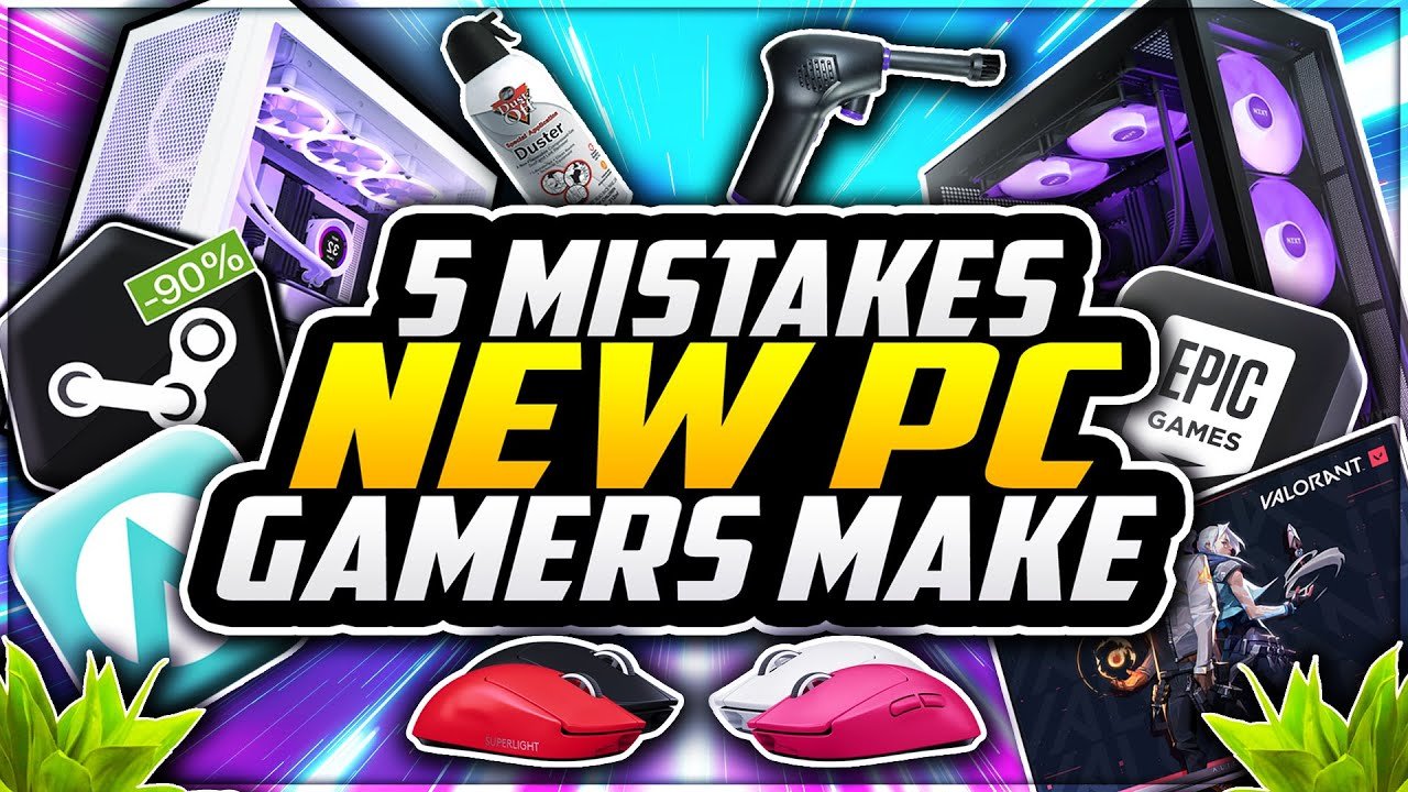 5 Mistakes EVERY NEW PC Gamer Makes! 🤯 PC NOOB Guide 2024