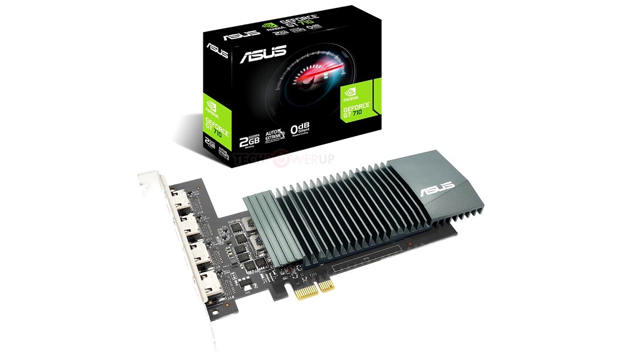 ASUS Updates its GeForce GT 710 based Card with 4x HDMI Output