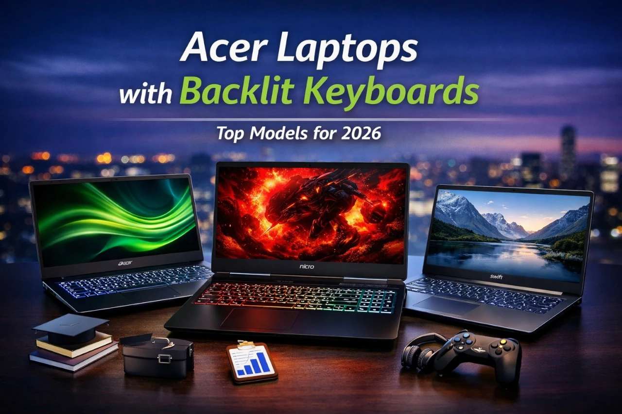 Best Acer Laptops with Backlit Keyboards