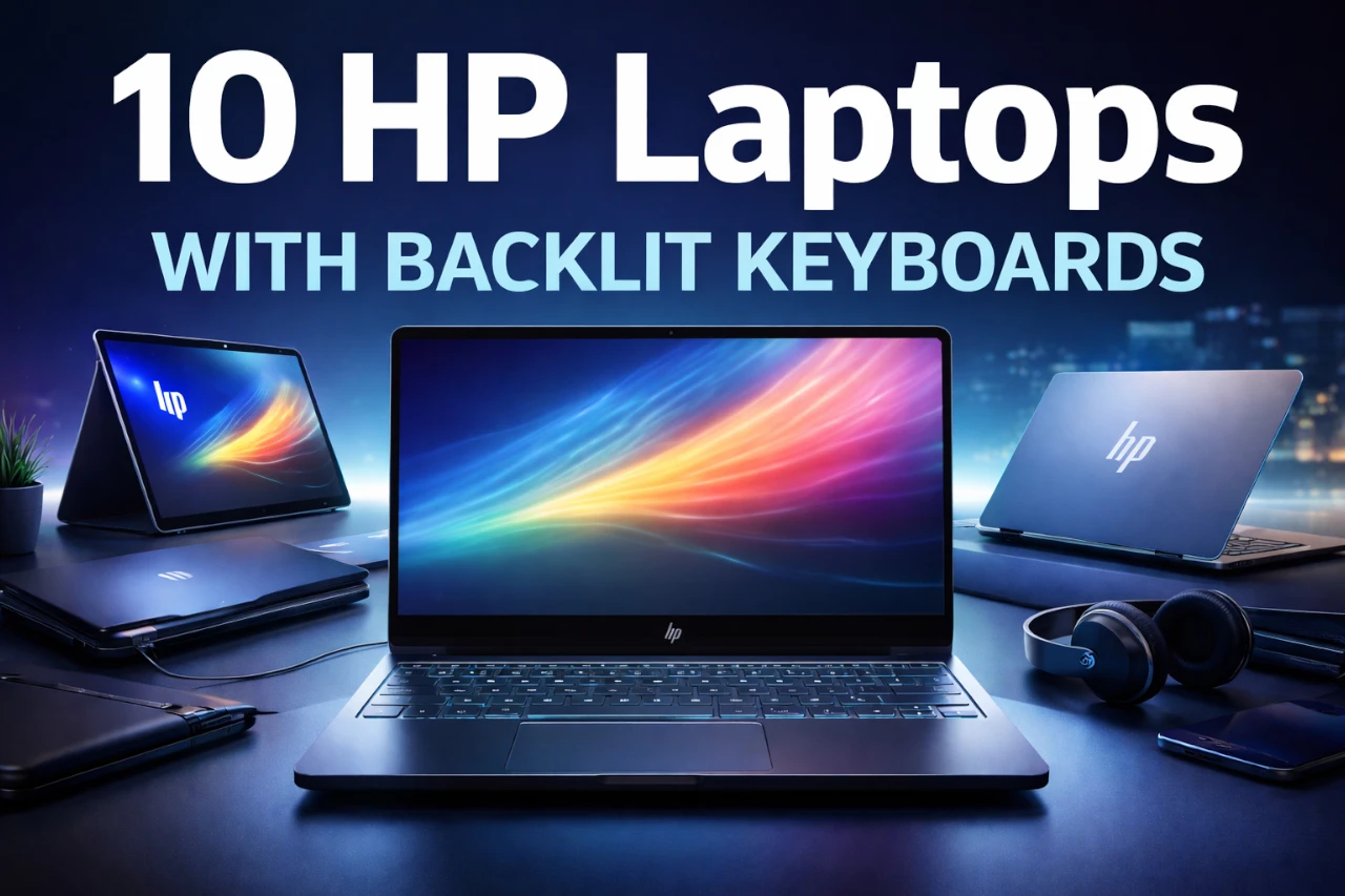 List of HP Laptops with Backlit Keyboards
