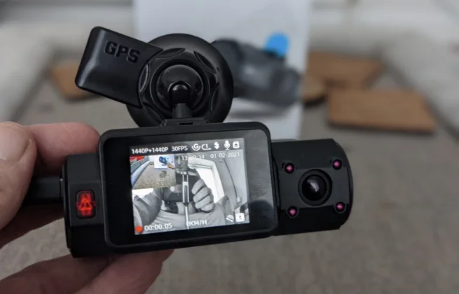 dash cam with speedometer