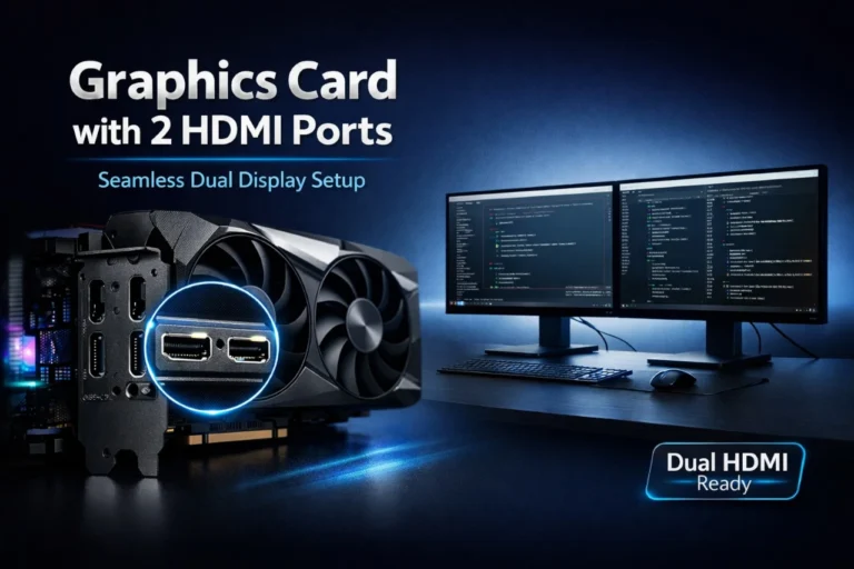 Graphics Card with 2 HDMI Ports for Seamless Dual-Display Performance