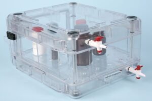 desiccator cabinet with gas port
