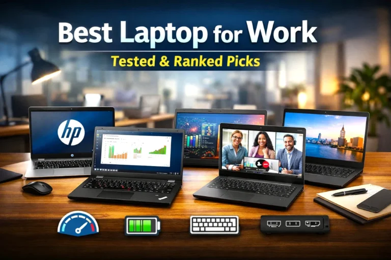 Best Laptops for Work: Top Models for Multitasking, Battery Life, and Comfort