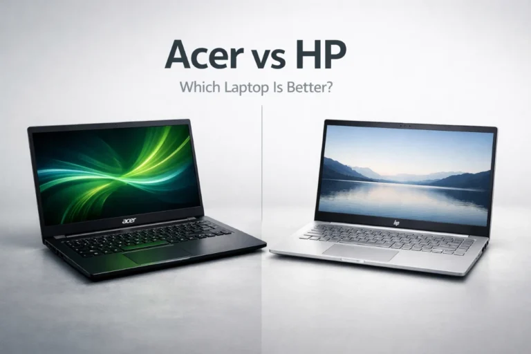 Acer vs HP Laptops Explained: Performance, Build, Battery, Displays