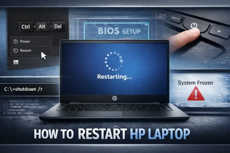 HP Laptop Restart Guide: Windows 10/11 Steps, Shortcuts, and Fixes