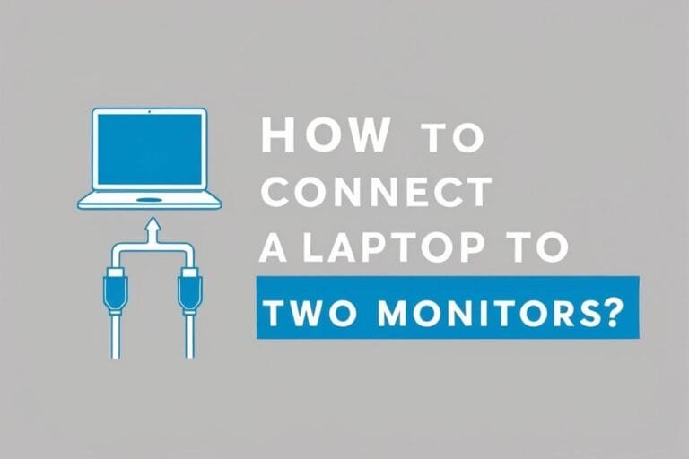 How to Connect a Laptop to Two Monitors?
