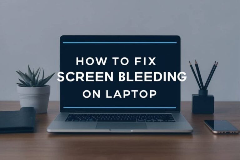 How to Fix Screen Bleeding on Laptop