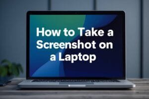 How to Take a Screenshot on a Laptop