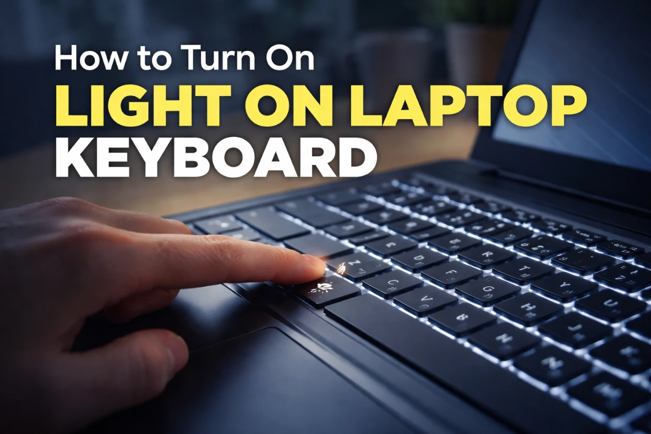 How to Turn On Light on Laptop Keyboard: Shortcuts, Settings, Fixes