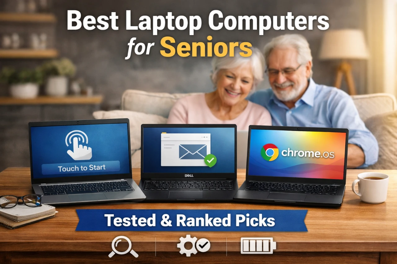 Best Laptop Computers for Seniors: Tested Picks for Easy Daily Use