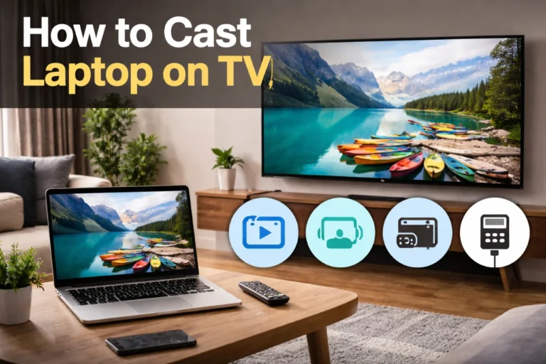 Cast Your Laptop to a TV in Minutes: Windows, Mac, Chromebook, and Fixes