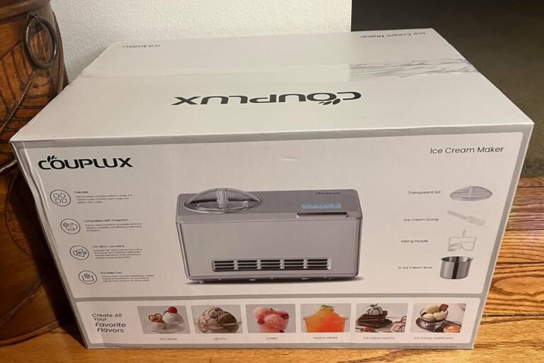 COUPLUX 2.64 Qt Ice Cream Maker Review