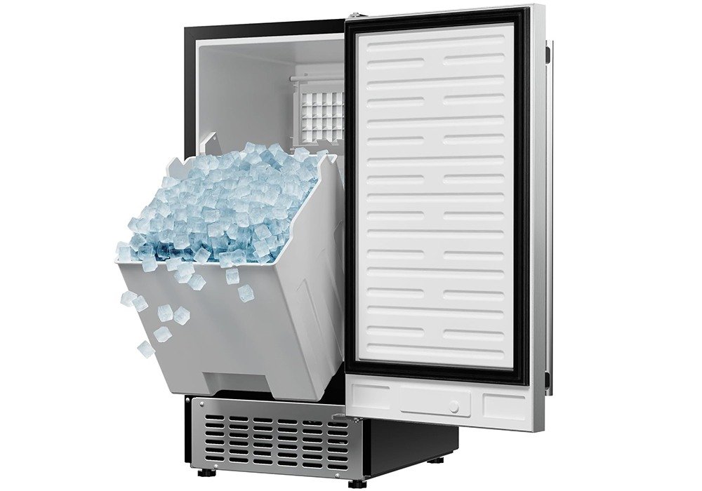 Coolski 15" W Commercial Under Counter Ice Maker Machine