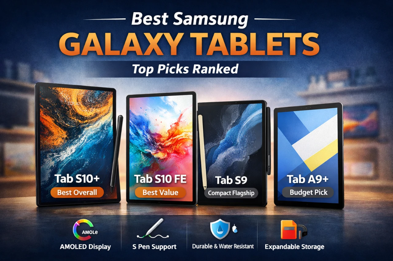 Best Samsung Galaxy Tabs Ranked: S10+, S9, S10 FE, and A9+