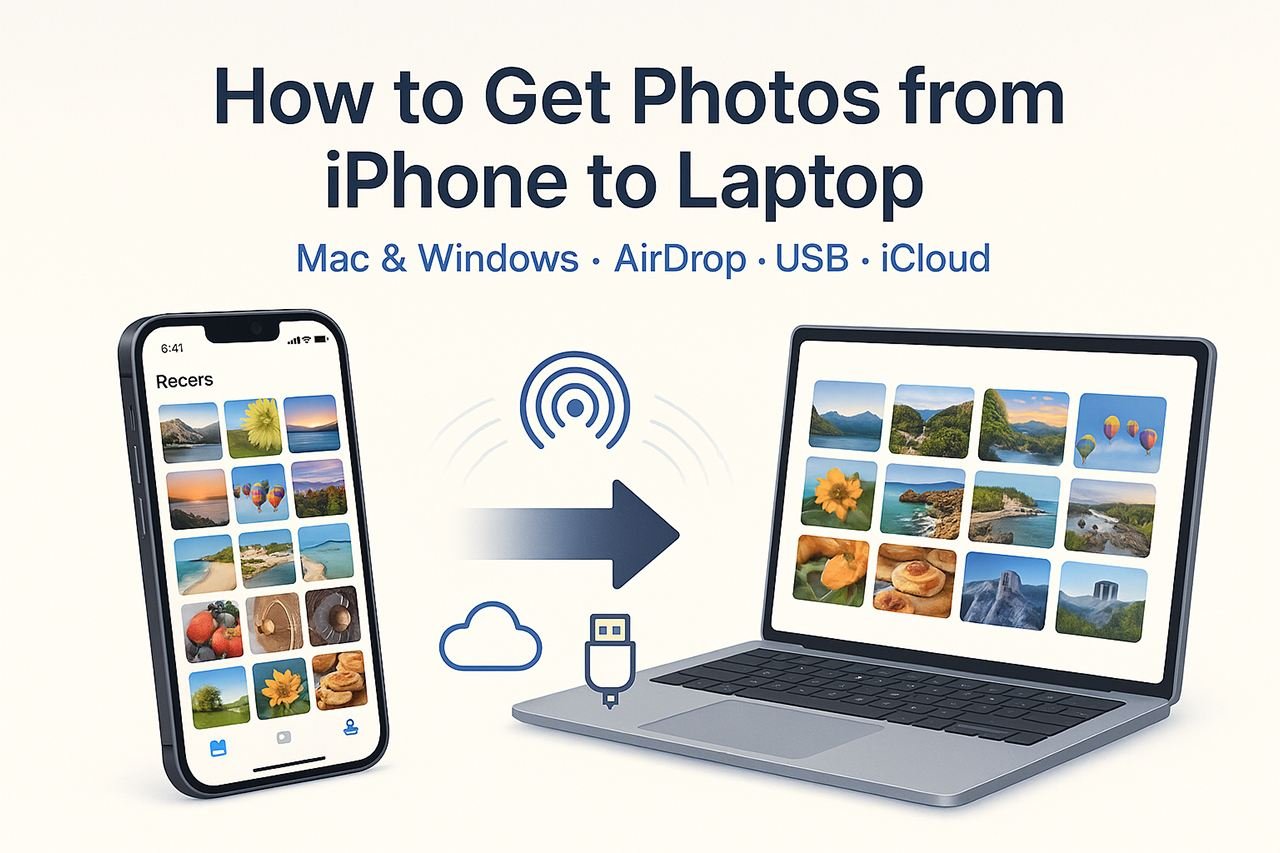 How to Get Photos from iPhone to Laptop