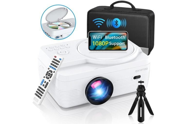 Dxyiitoo Projector 201S Review: Built-in DVD, Wi-Fi Mirroring & 250-Inch Fun