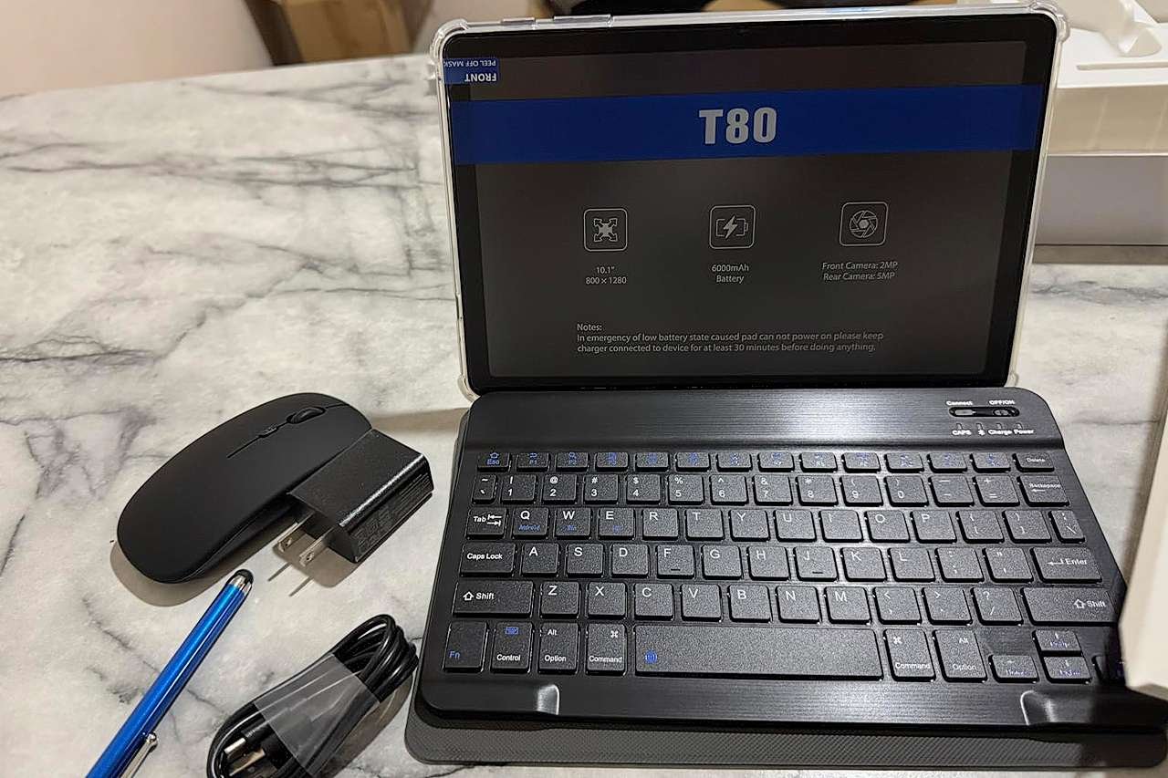Tabwee T80 Tablet Review: A Complete Android 15 2-in-1 for Work & Study