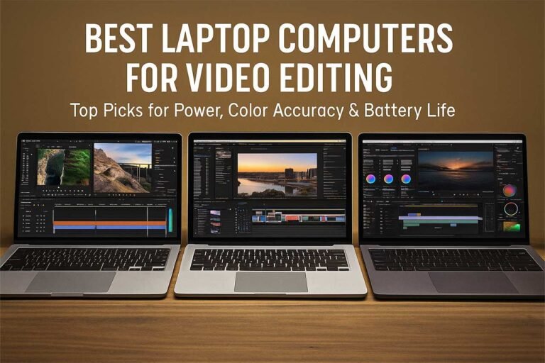 The 5 Best Laptops for Video Editing: Speed, Color, and Battery Life