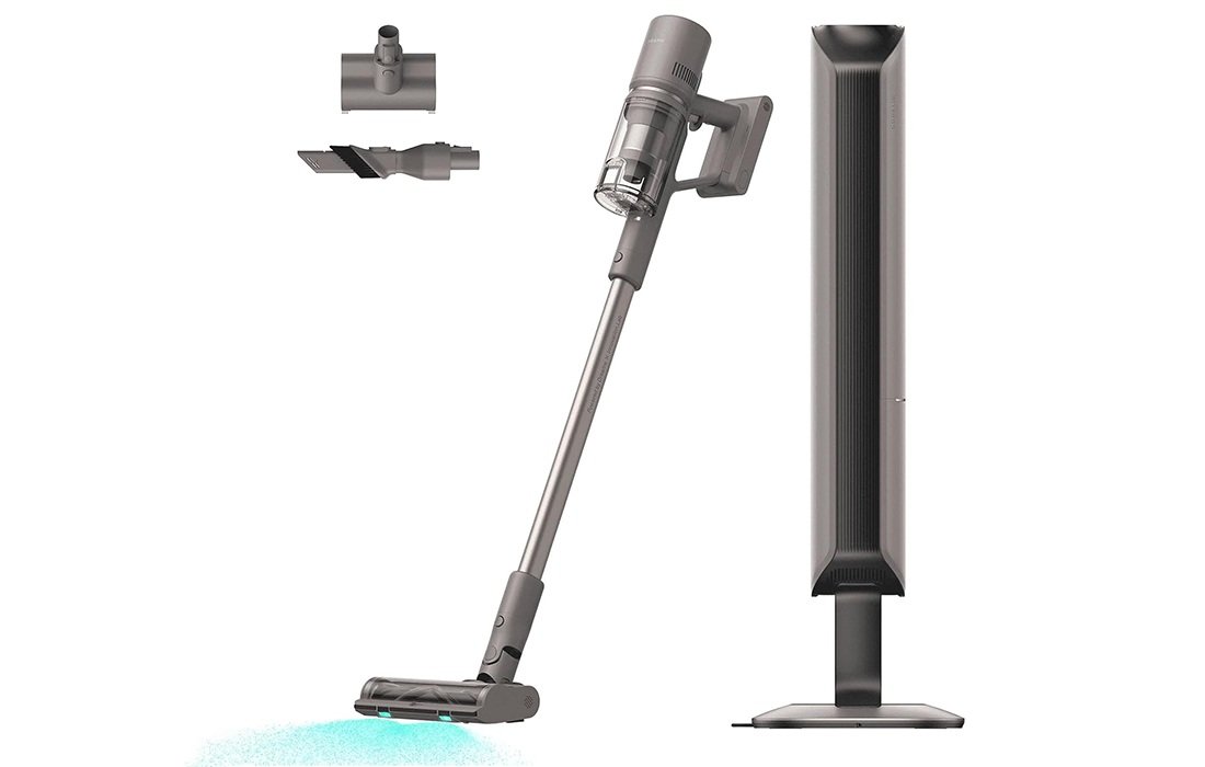 Dreame Z10-W cordless vacuum with self-emptying base