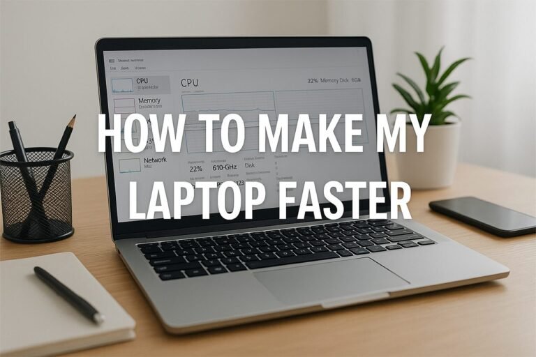 Make Laptop Faster Now: Disable Startups, Free Space, Boost Performance