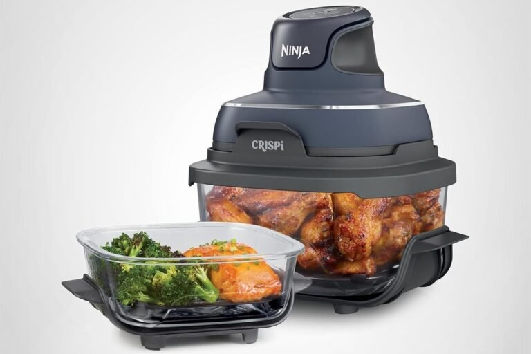 Ninja CRISPi FN101GY Review: Portable 4-in-1 Glass Air Fryer That Nests