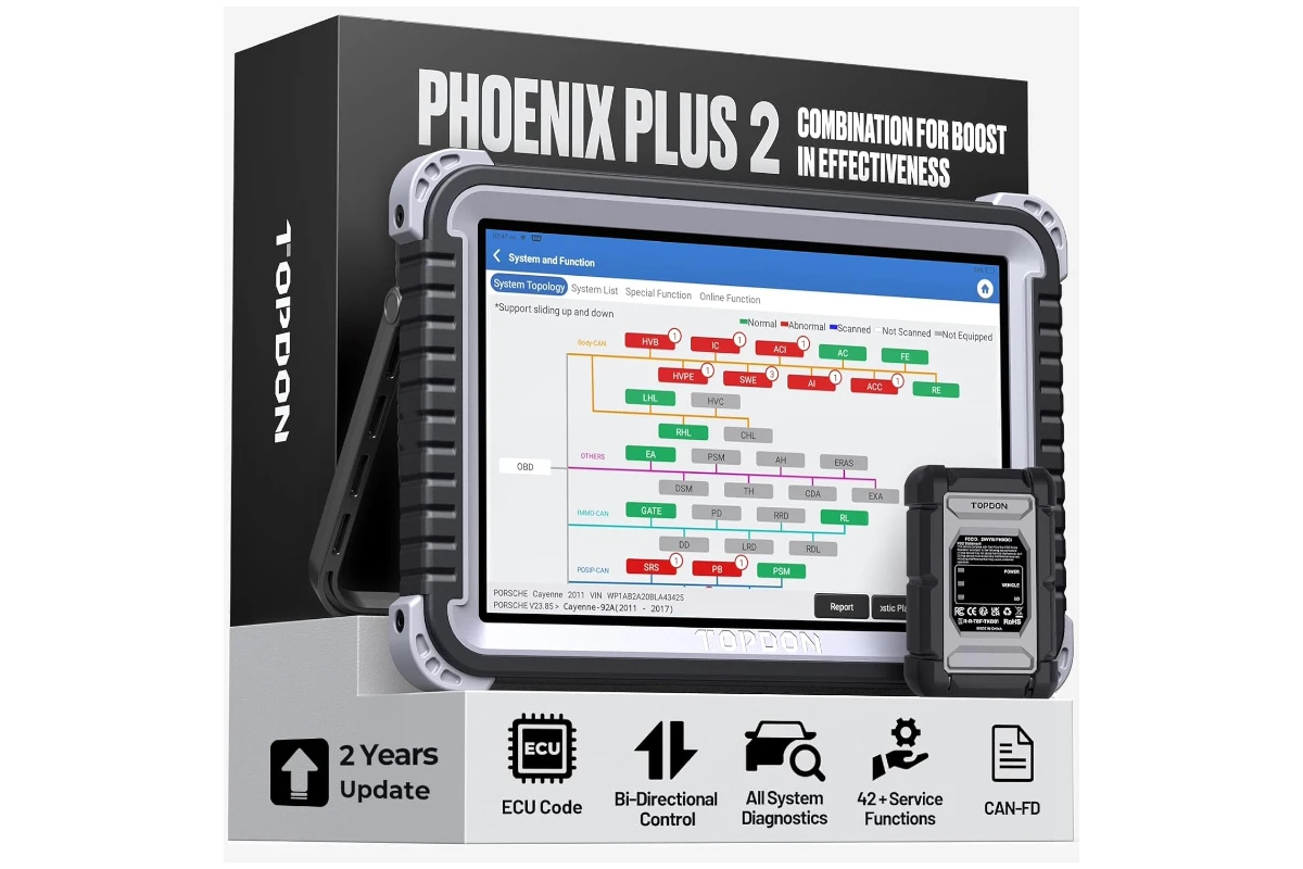TOPDON Phoenix Plus 2 scan tool
