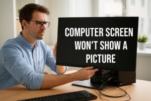 What to Do When Your Computer Screen Won't Show a Picture?