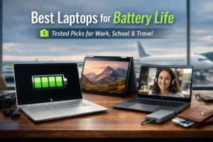 5 Best Laptops for Battery Life That Actually Last a Full Workday