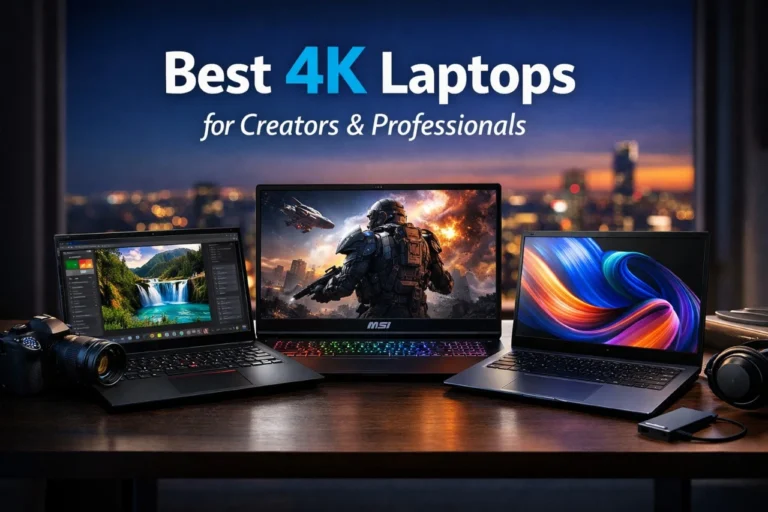 Top 4K Laptops for Creators and Professionals Who Need Clear Displays